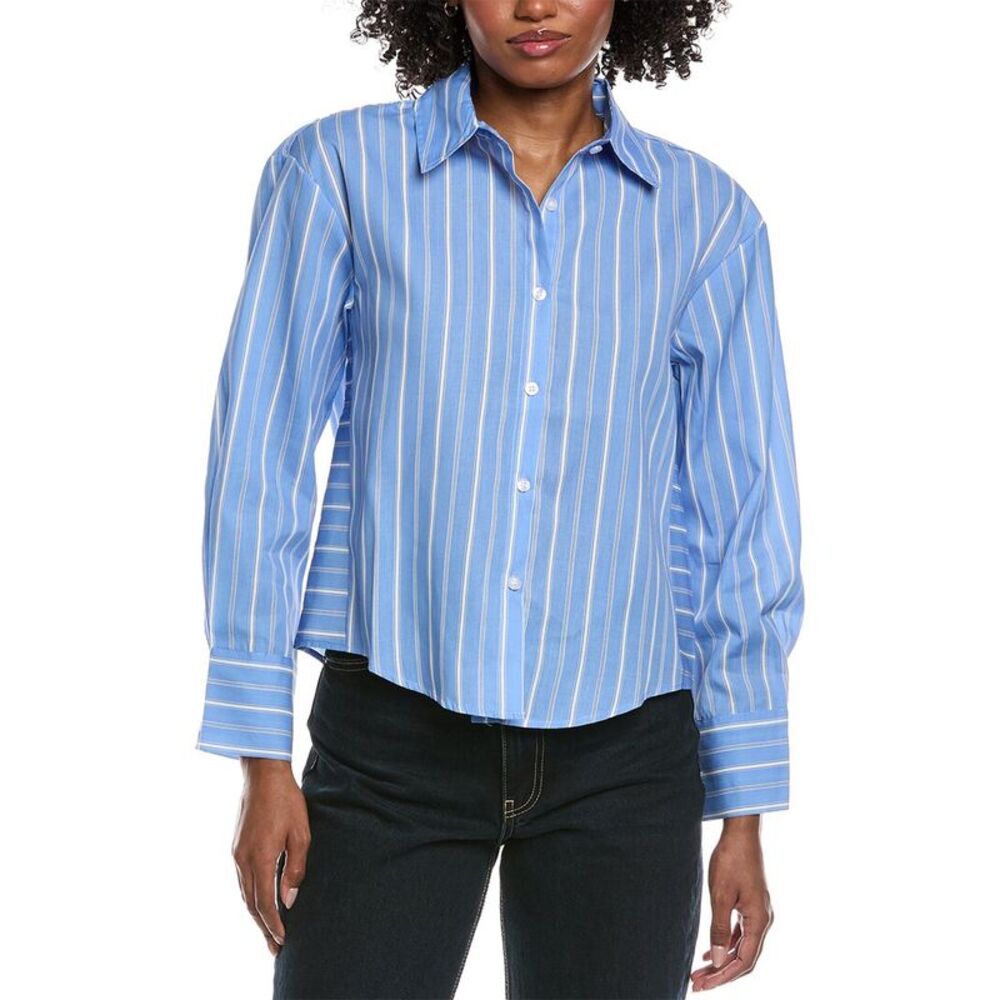 Colette Rose Womens  Shirt, Blue